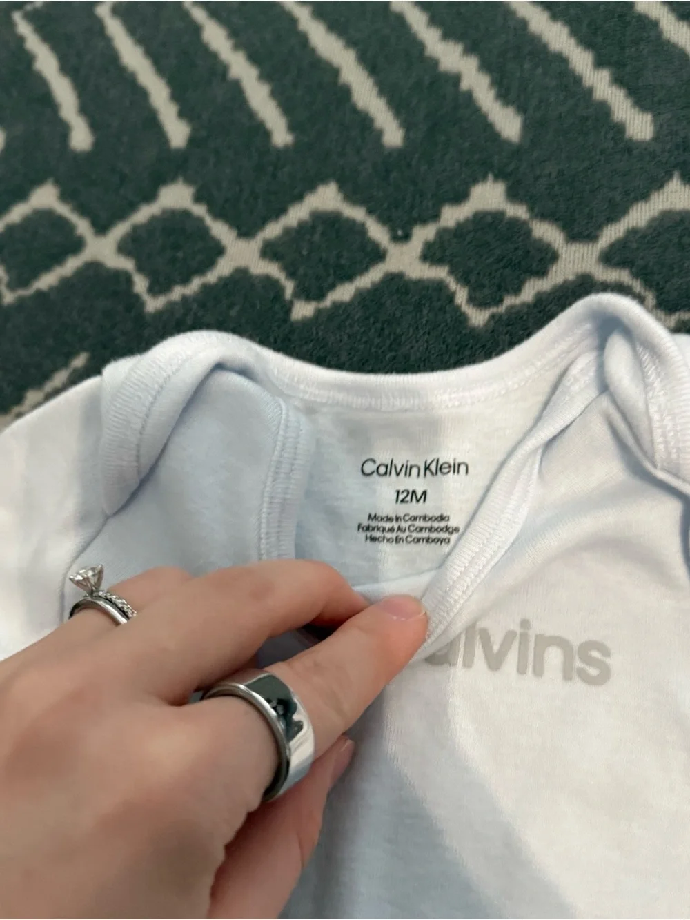 ✨2/$6✨ Baby boy Calvin Klein onesie